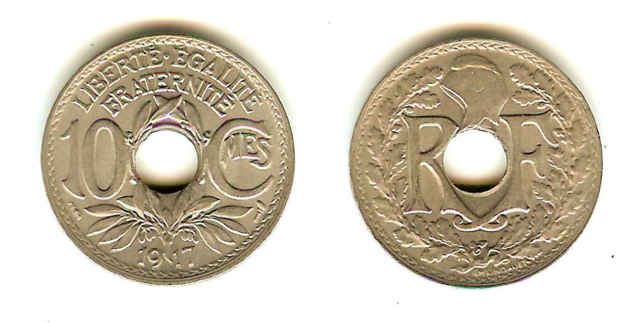 10 Centimes Lindauer 1917 AU